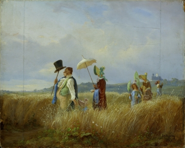 Der Sonntagsspaziergang, Carl Spitzweg (1808–1885), 1841, © Salzburg Museum