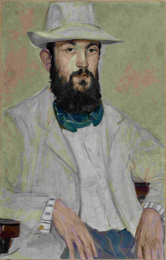 Anton Faistauer (1887–1930), Bildnis von Karl Linke (1884–1938), 1907, Öl auf Leinwand, © Salzburg Museum