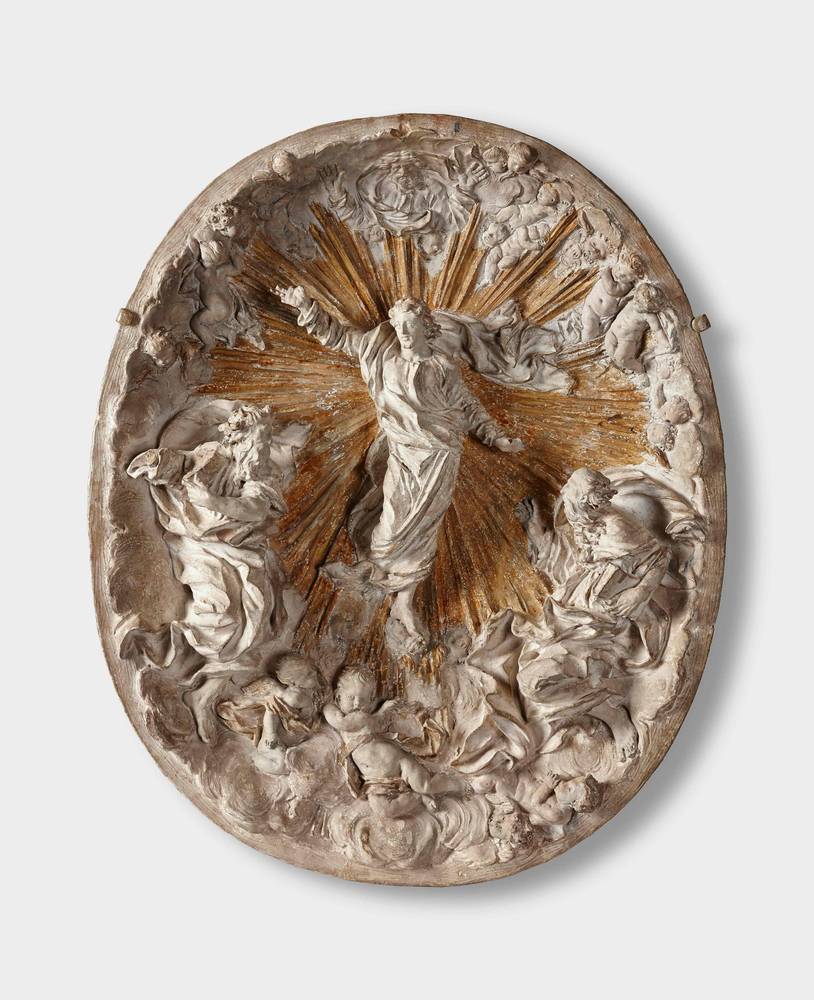 Gianlorenzo Bernini, Metamorphose, Verklärung am Tabor, 1657, Terracotta, Inv.-Nr. RO 0544