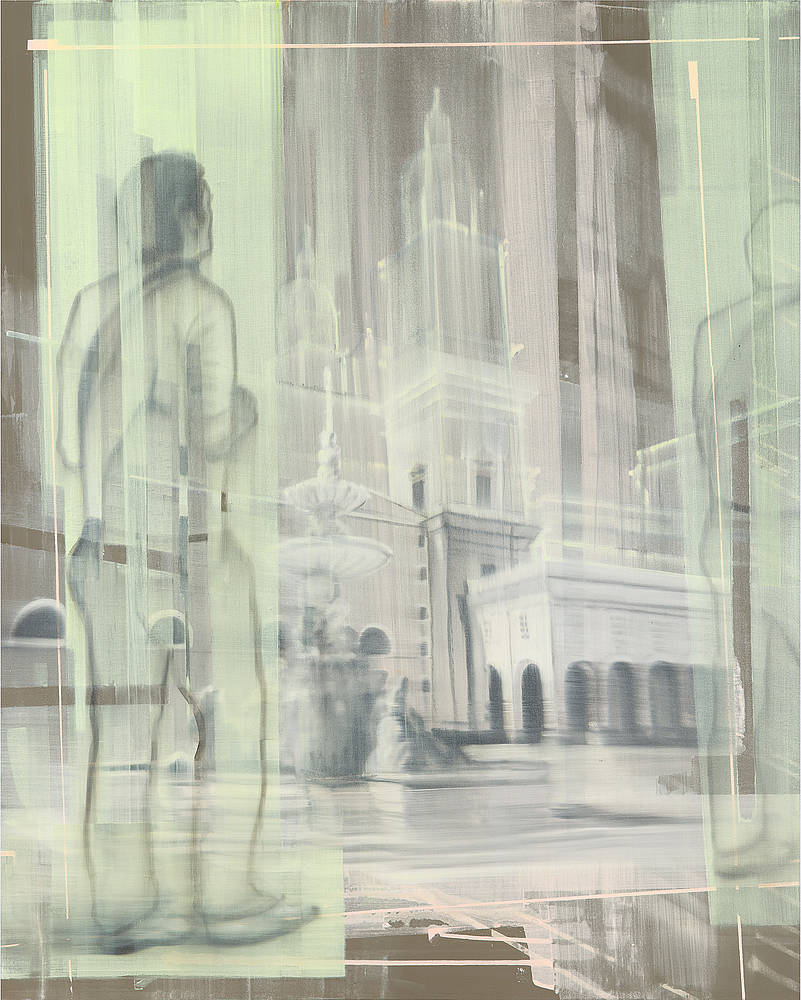 Eva Wagner, Passant, 2016, Acryl auf Leinwand, Fotocredit: David M. Peters, Ankauf Galerie Welz Salzburg