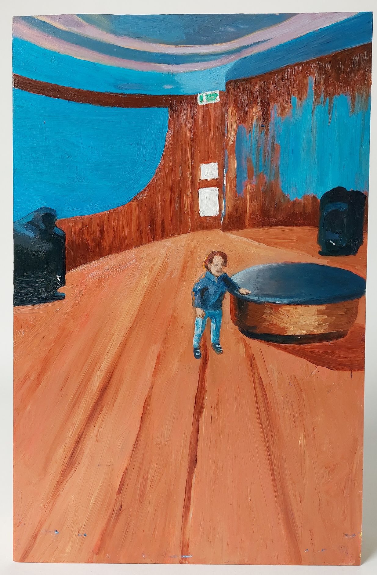 Séamus Kealy (*1972), Salzburg Museum I, 2022, Öl auf Holz, Ankauf bei Galerie Frey Salzburg, © Salzburg Museum
