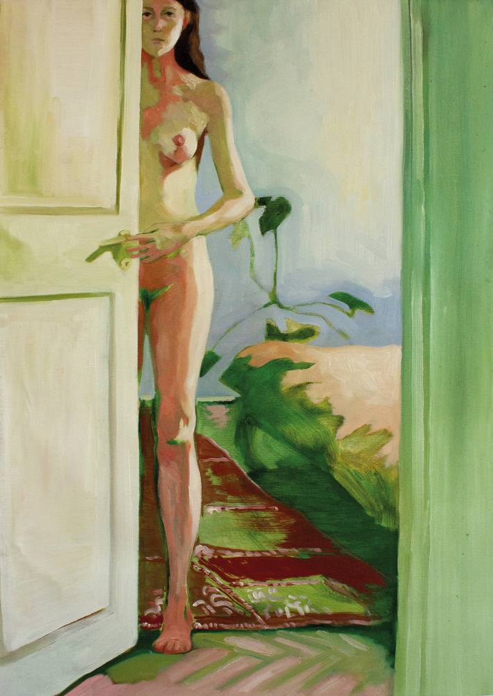 Magdalena Herzog (*1995), Untitled II, 2021, Öl auf Leinwand, 79 x 57 cm, InvNr 1128-2023