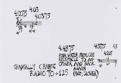 John Cage, Water Music, 1952, Partitur, Frankfurt: Edition Peters No. 6770, Privatarchiv, Salzburg