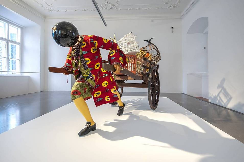 ‘The bird catcher, that’s me...’ An installation in dialogue with the artist Yinka Shonibare, photo/Copyright: Luigi Caputo