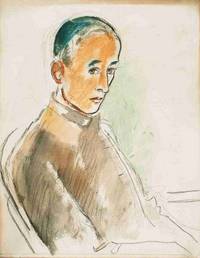 Selbstbildnis als Soldat, Anton Faistauer (1887 – 1930), Um 1916, Bleistift, Aquarell und Farbkreide auf weißem Karton, Salzburg Museum (Dauerleihgabe Salzburger Museumsverein), Inv.-Nr. 1071-2007