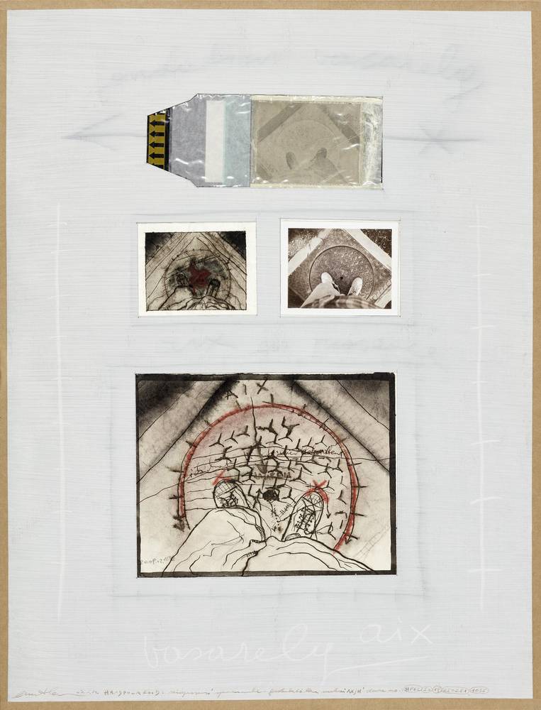 Ernst Len, Handpolaroid: Reiseprozesse Spurensuche, Inv.Nr. 1070-2024